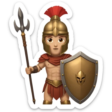 I need a Spartan emoji sticker