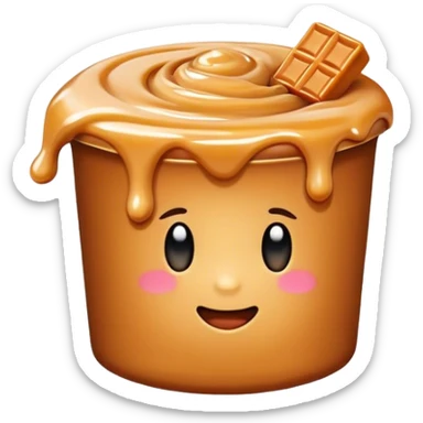 salted caramel sticker