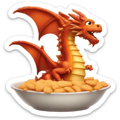 Breaded dragon sticker