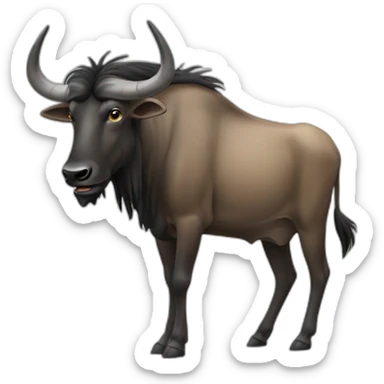 wildebeest sticker