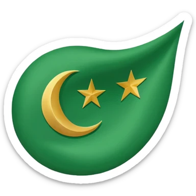 Pti flag  sticker