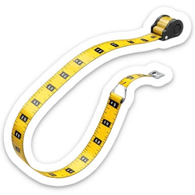 Sewing Essential measuring-tape sticker
