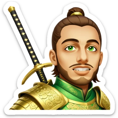 Golden Samurai sticker