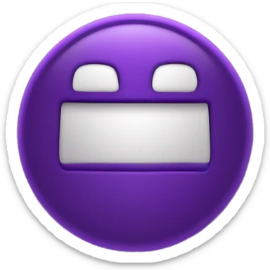Create a simple, abstract icon emoji in dark purple with lighter accents, representing creativity and professionalism in digital editing. No text or letters, just a logo-like design sticker
