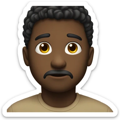 Worried about younger brother  sticker