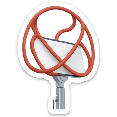 Panneau de signalisation circulaire a fond bleu avec au mileu un stéthoscope  sticker