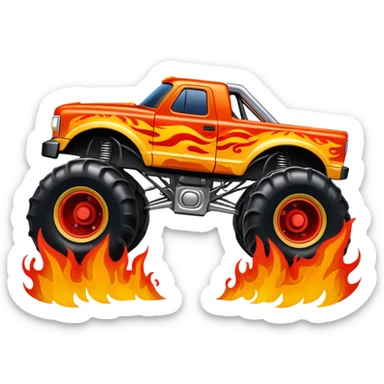 el toro loco monster truck sticker