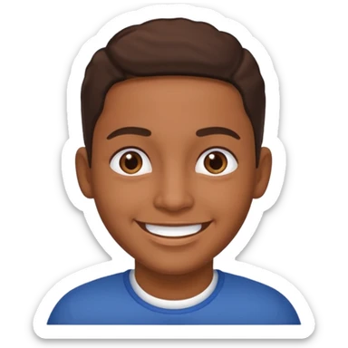 A Dominican emoji smiling  sticker