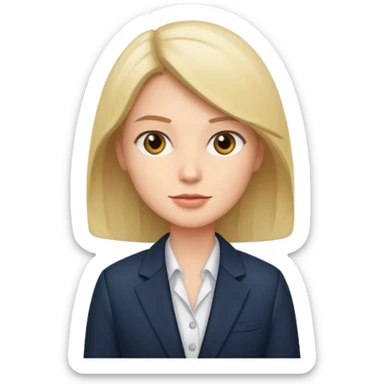 journalist, in studio sticker