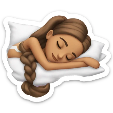 Ariana Grande sleeping sticker