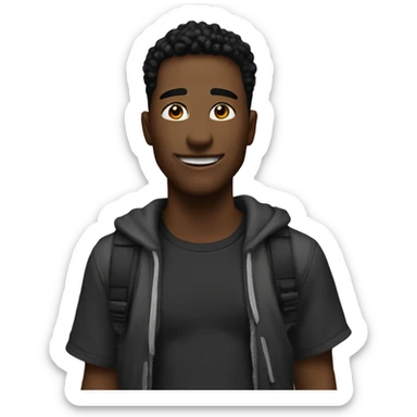 This emoji iwant black 🚶🏻 sticker