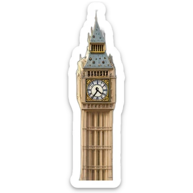 big ben london sticker