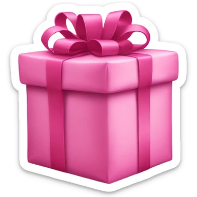 wrapped pink present sticker