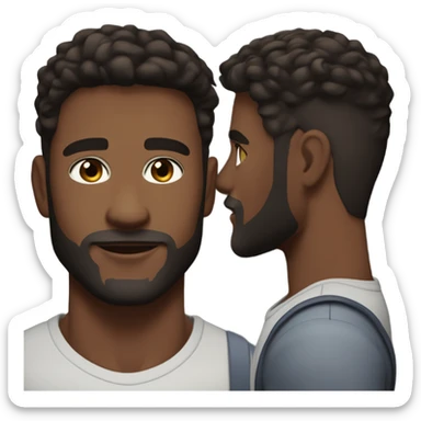 Tristan Tate has a chiseled jawline, neatly trimmed beard, short dark hair, and piercing eyes, exuding confidence and charisma from his broad shoulders up. sticker