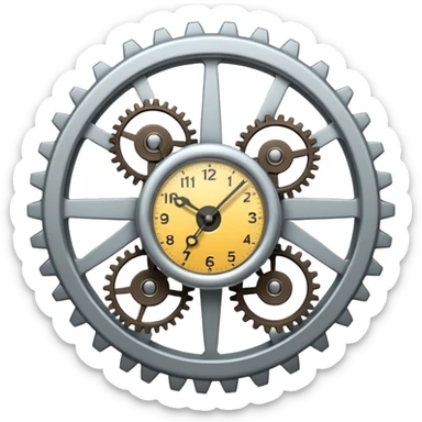 Clock Mechanism sticker