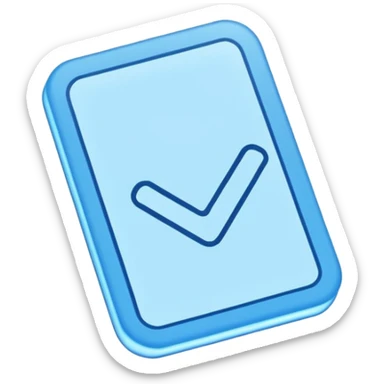 Make the emoji of roblox verify blue tick in rectangle sticker