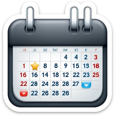 an icon for a feature "outbound campaign start and end date" sticker