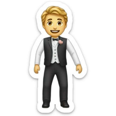 Homme qui fait un doigt d’honneur sticker