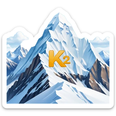 add "K2" label to designate it as k2 mountain sticker