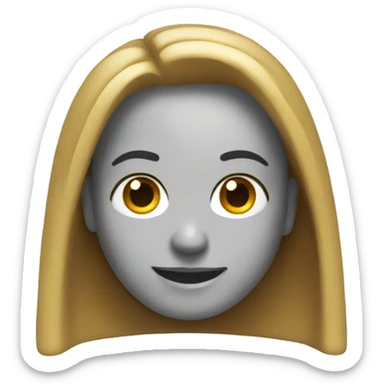 create emojie that describes AI sticker