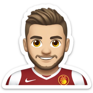 Mauro icardi avec le maillot de galatasaray sticker