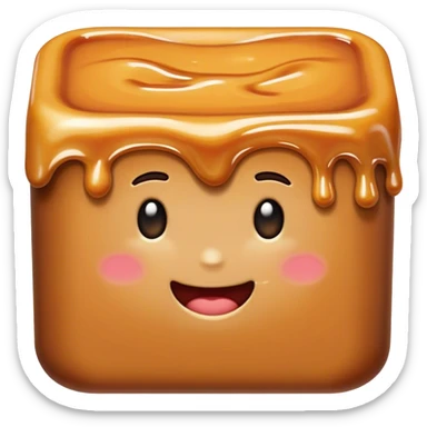 salted caramel sticker