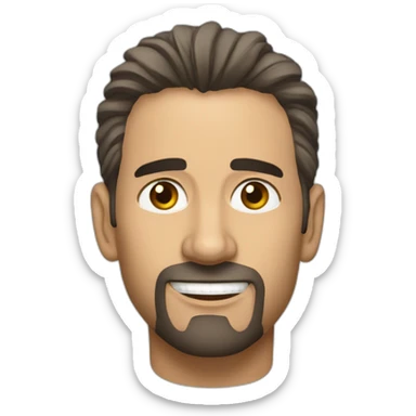 Moreno delgado entradas Nicolás cage sticker