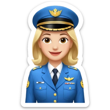 Fais-moi une réceptionniste pour un hôtel de luxe sticker