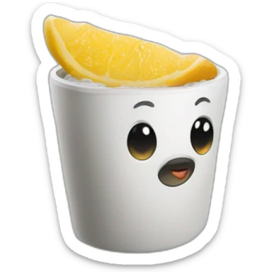 Lémurien avec un coca sticker