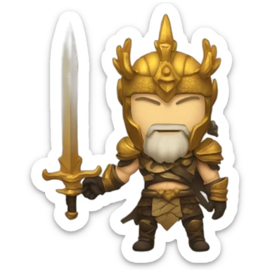 ultrakill king minos sticker