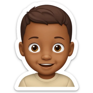 Guyanese boy baby sticker