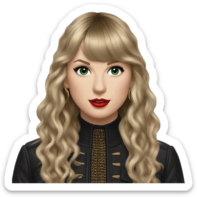 Taylor Swift in reputation era sticker