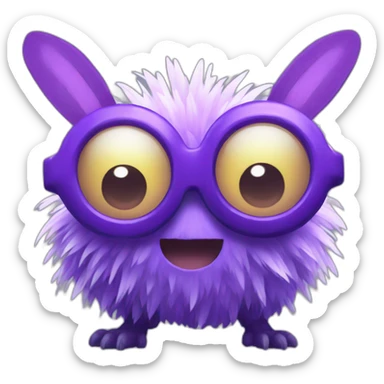 glasses Venonat sticker