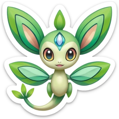 Meloetta-Celebi-Pokémon-Fakémon-creature sticker