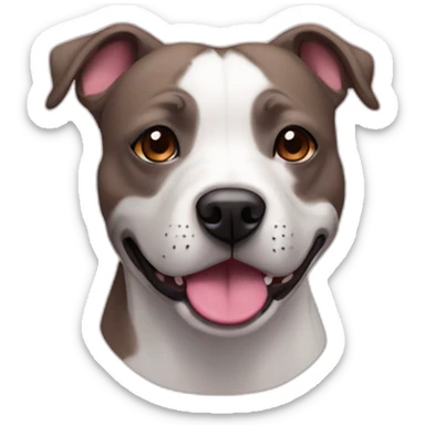 Chien staffie sticker