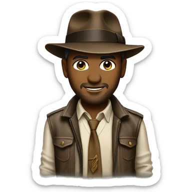 Dj Indiana jones  sticker