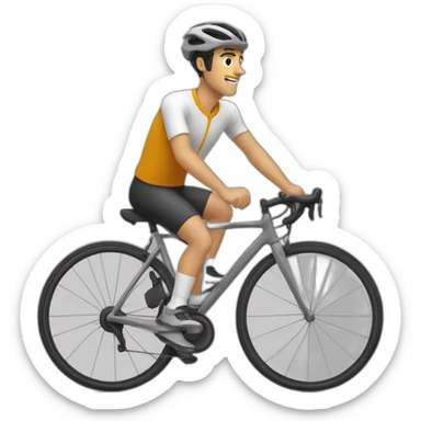 Éric zemour sur un velo sticker