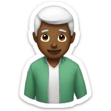 a men outside the hospital sticker