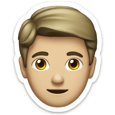 "Young Man with sub glas." sticker