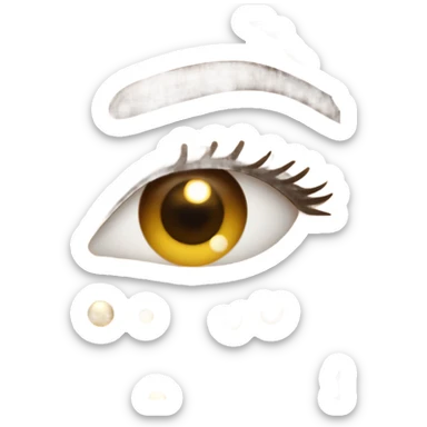 White Skin care on white freackles skin of a brunett blue eyes girl under eyes gel Gold eye patches sticker