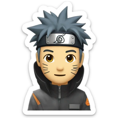 Naruto fait un doigt d’honneur  sticker