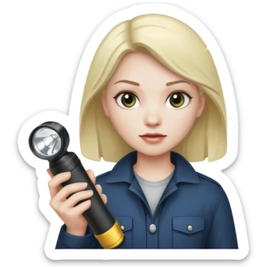 dead by daylight sable ward with a flashlight sticker