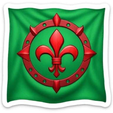 green with blood faction emblem sticker