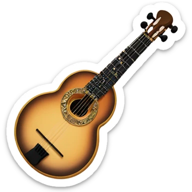 Antonio Vivaldi banjo baroque sticker