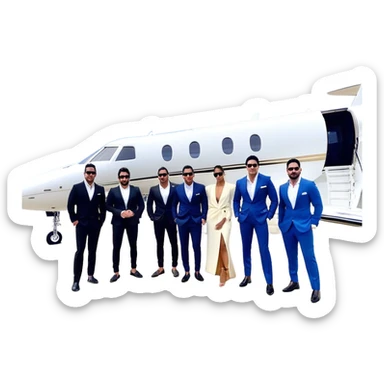 Grant Cardone, Tai Lopez, Josh King Madrid, Alex Hormozi, Iman Gadzhi, Daniel G, Branden Condy, Patrick Bet-David, Dan Henry, Luke Belmar, Shelby Sapp, Leila Hormozi, Tefi Valenzuela, business, influencers, friends, rich millionaire success lifestyle, private jet , supercars, success, sales sticker