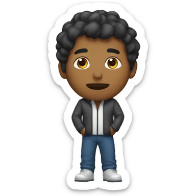 Persona soñando con el mundo sticker