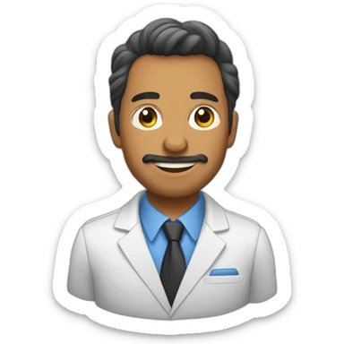 emprendedor asustado sticker