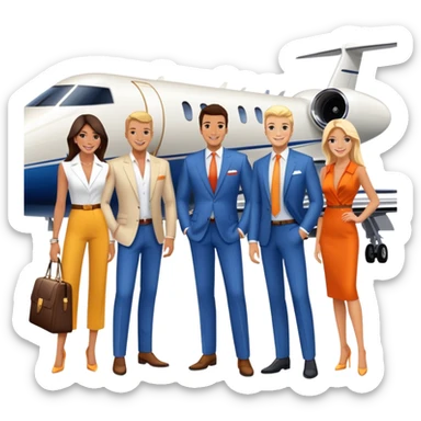 Grant Cardone, Tai Lopez, Josh King Madrid, Alex Hormozi, Iman Gadzhi, Daniel G, Branden Condy, Patrick Bet-David, Dan Henry, Luke Belmar, Shelby Sapp, Leila Hormozi, Tefi Valenzuela, business, influencers, friends, rich millionaire success lifestyle, private jet , supercars, success, sales sticker