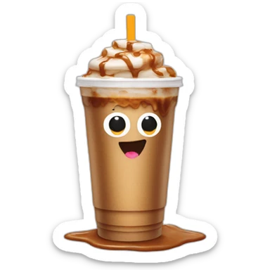 Dunkin Donuts Iced Coffee sticker