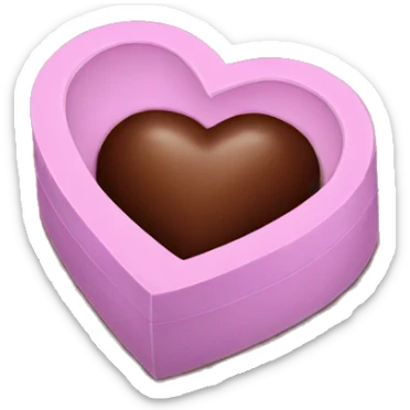 Heart box of chocolate  sticker